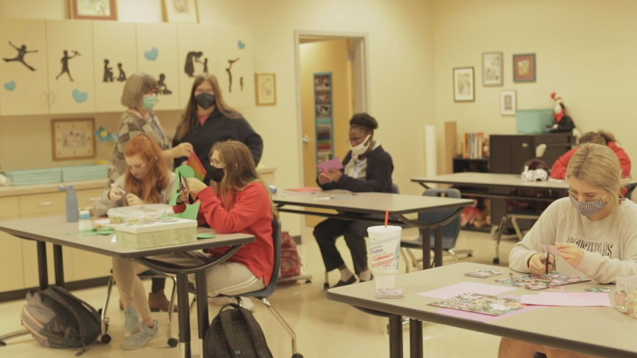 classroom scene